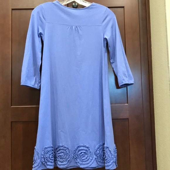 Girls Garnet Hill Purple Dress - Picture 3 of 4